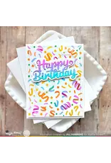 WAFFLE FLOWER WAFFLE FLOWER CONFETTI BACKGROUND STENCIL SET
