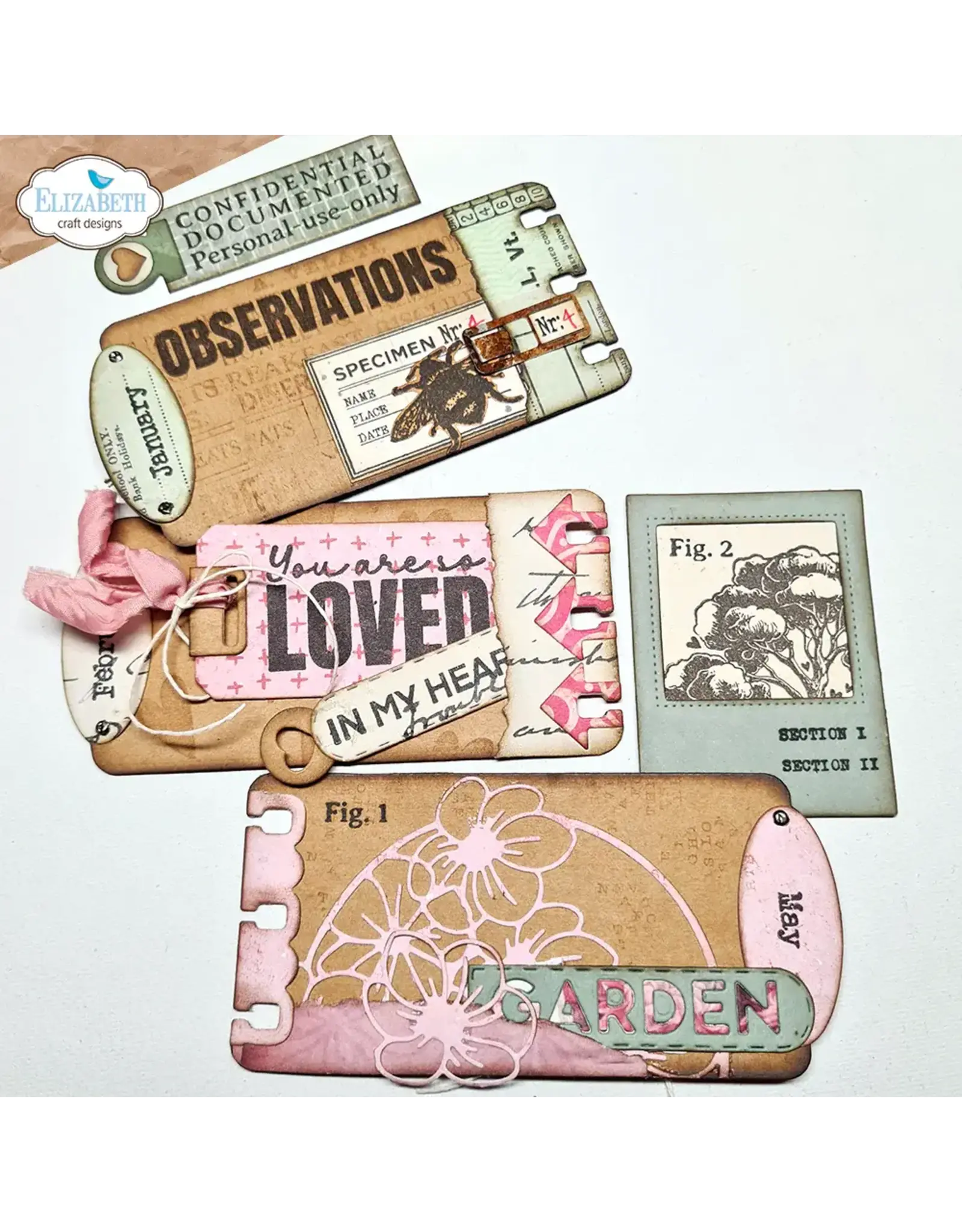 ELIZABETH CRAFT DESIGNS ELIZABETH CRAFT DESIGNS ESTHER GLAS PLANNER ESSENTIALS PLANNER CARDS 5