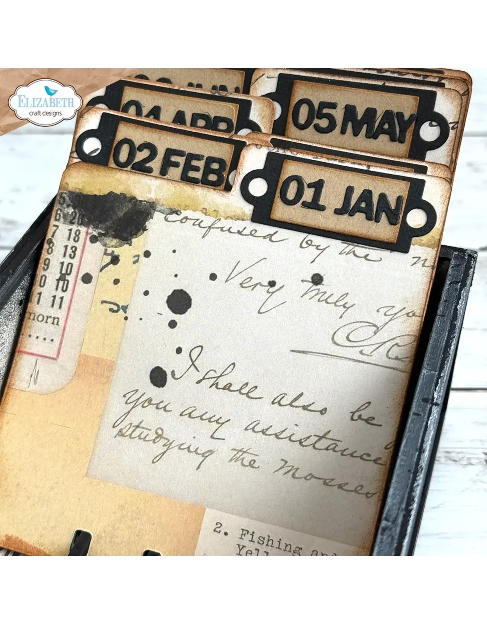 ELIZABETH CRAFT DESIGNS ELIZABETH CRAFT DESIGNS ESTHER GLAS PLANNER ESSENTIALS PLANNER CARDS 4