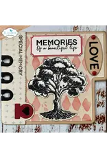 ELIZABETH CRAFT DESIGNS ELIZABETH CRAFT DESIGNS ESTHER GLAS PLANNER ESSENTIALS TREE OF LIFE CLEAR STAMP & DIE SET