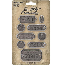ADVANTUS IDEA-OLOGY METAL FACTORY TAGS 9/PKG