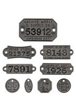 ADVANTUS IDEA-OLOGY METAL FACTORY TAGS 9/PKG