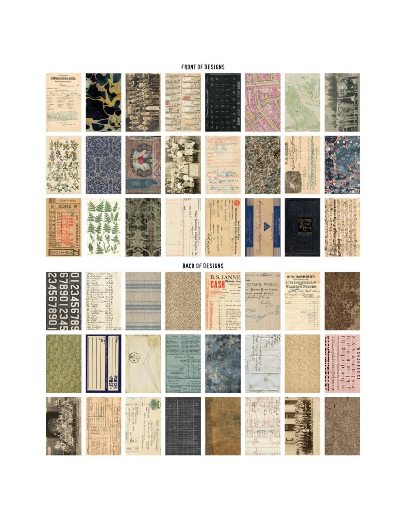 ADVANTUS TIM HOLTZ IDEA-OLOGY BACKDROPS VOLUME#3 6x10 CARDSTOCK DOUBLE SIDED SHEETS 24/PK