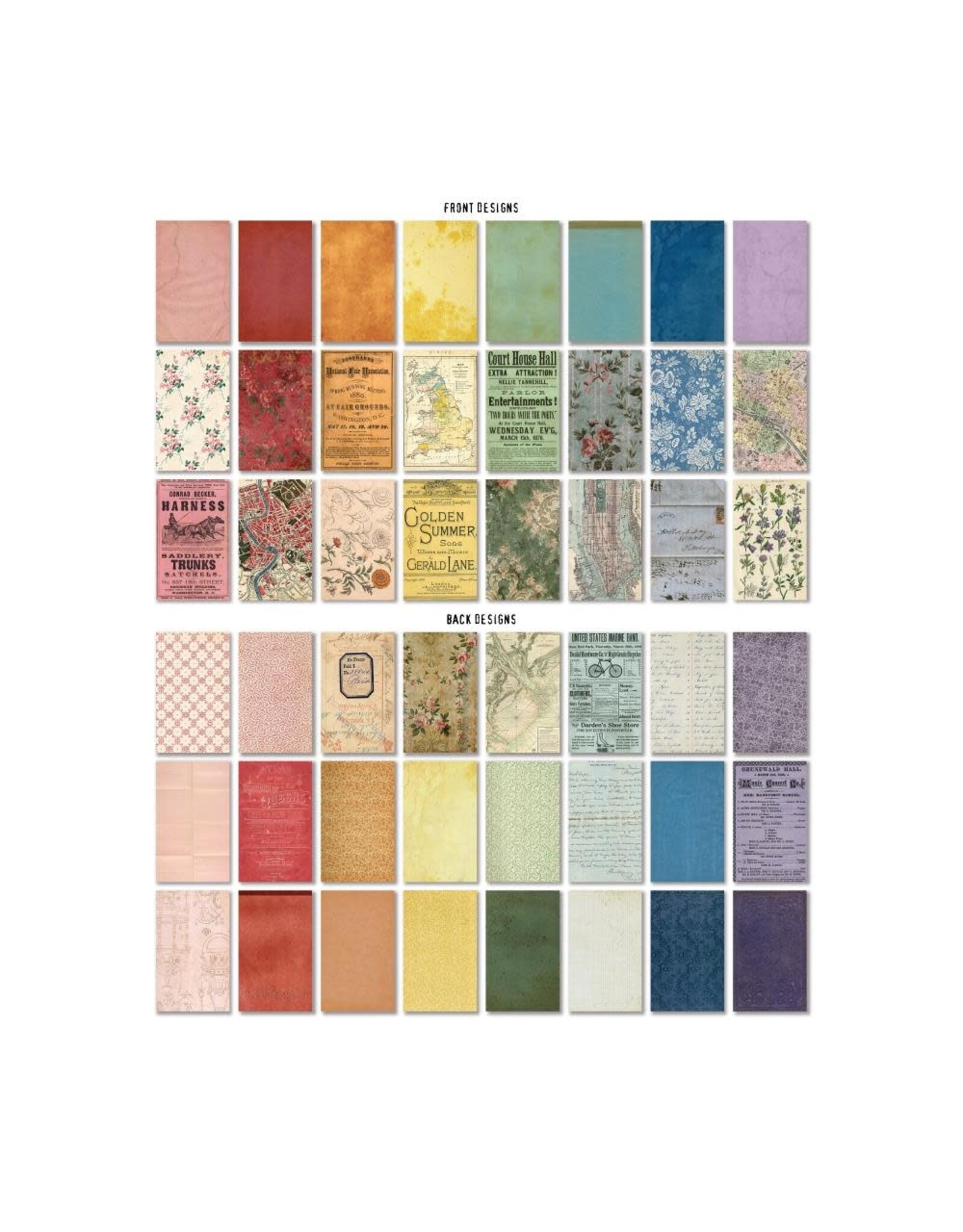 ADVANTUS TIM HOLTZ IDEA-OLOGY BACKDROPS VOLUME#5 6x10 CARDSTOCK 24 SHEETS