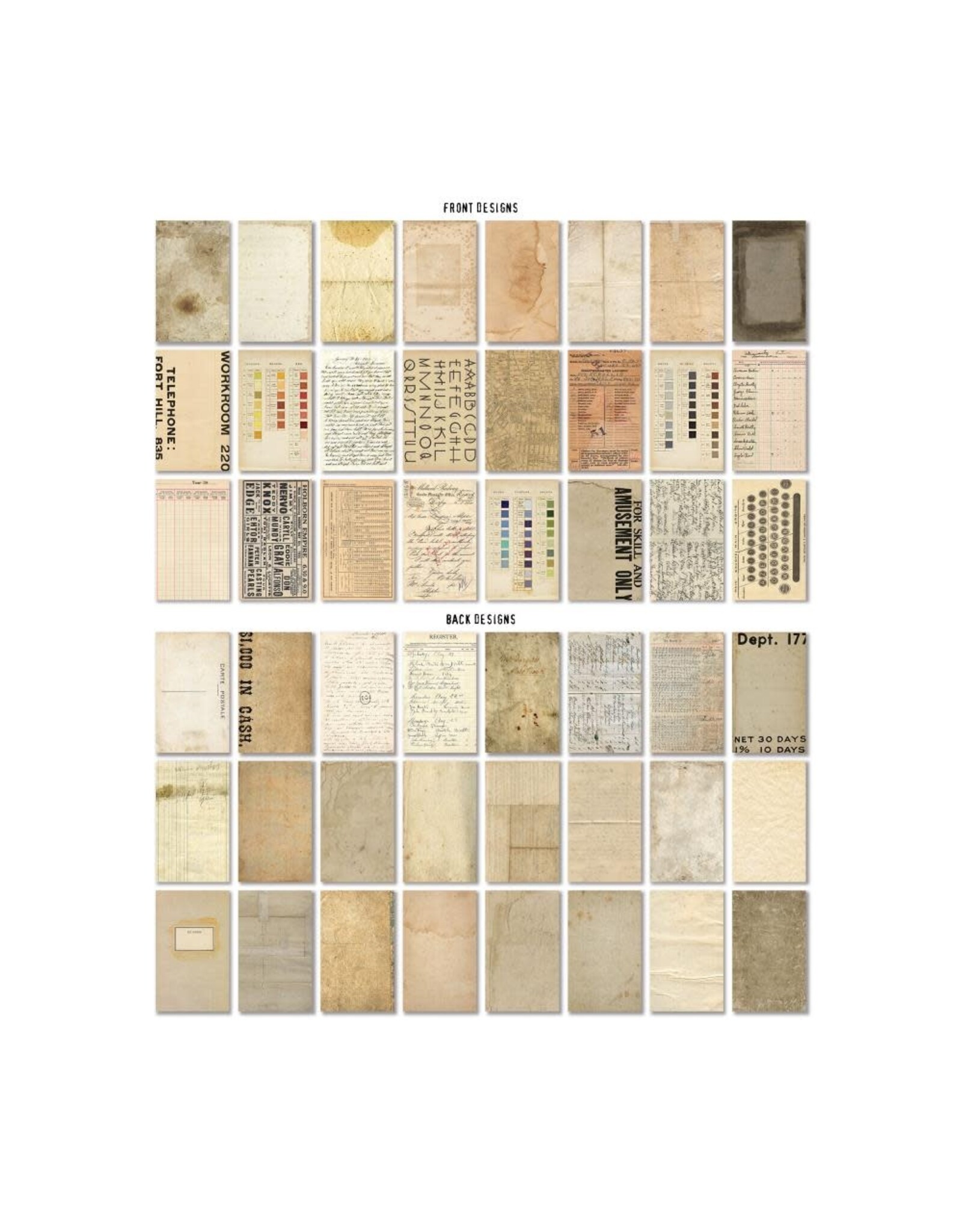 ADVANTUS TIM HOLTZ IDEA-OLOGY BACKDROPS VOLUME#4 6x10 CARDSTOCK 24 SHEETS