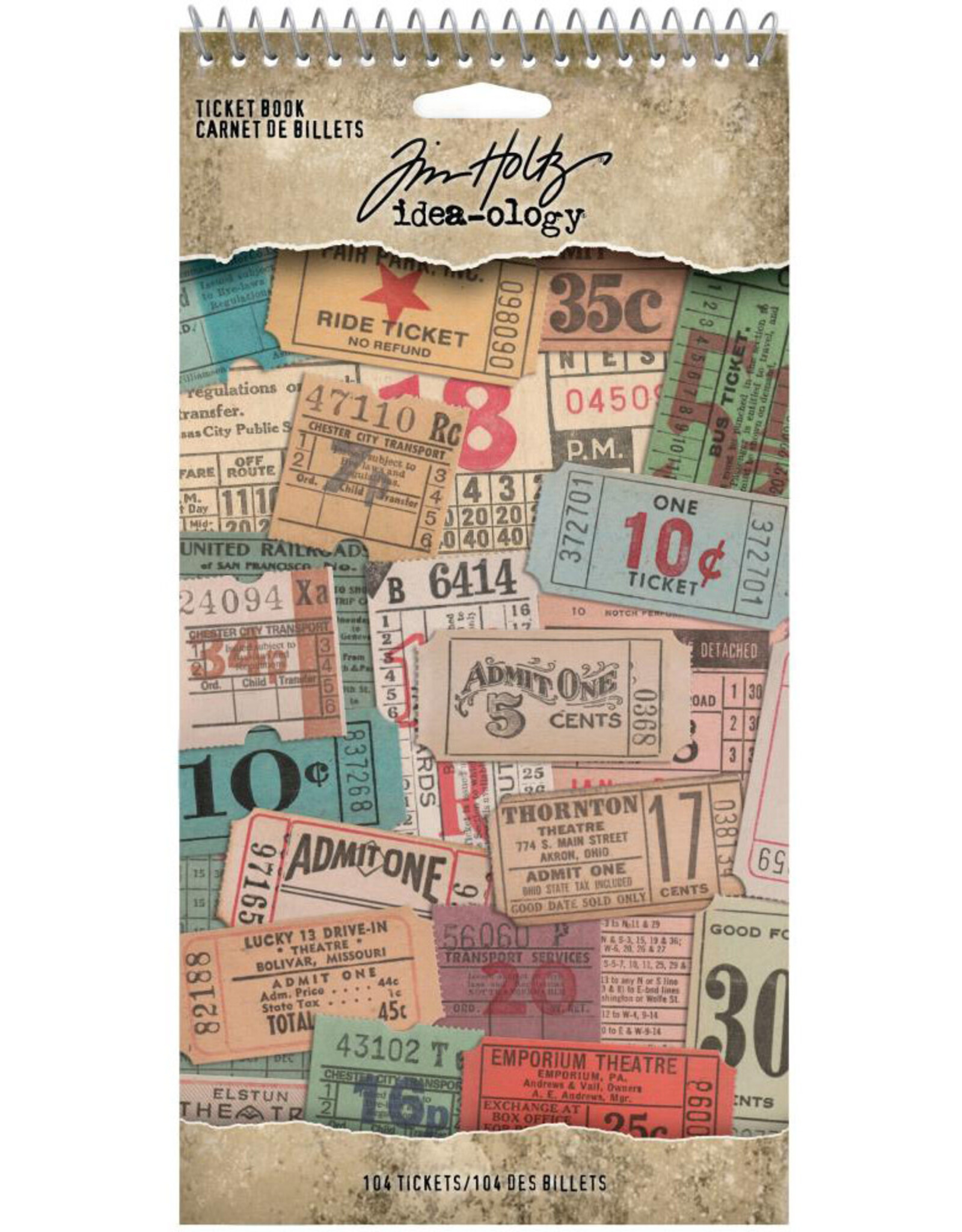 ADVANTUS TIM HOLTZ IDEA-OLOGY STICKERS TICKET BOOK 335/PKG