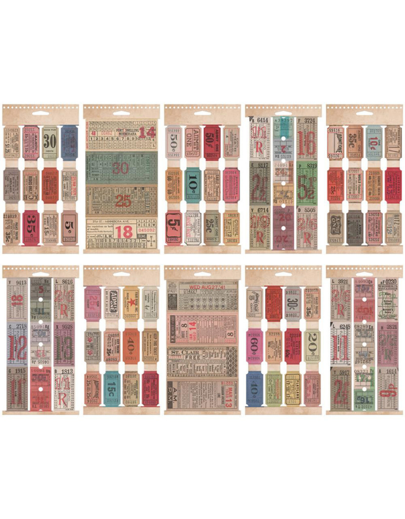 ADVANTUS TIM HOLTZ IDEA-OLOGY STICKERS TICKET BOOK 335/PKG