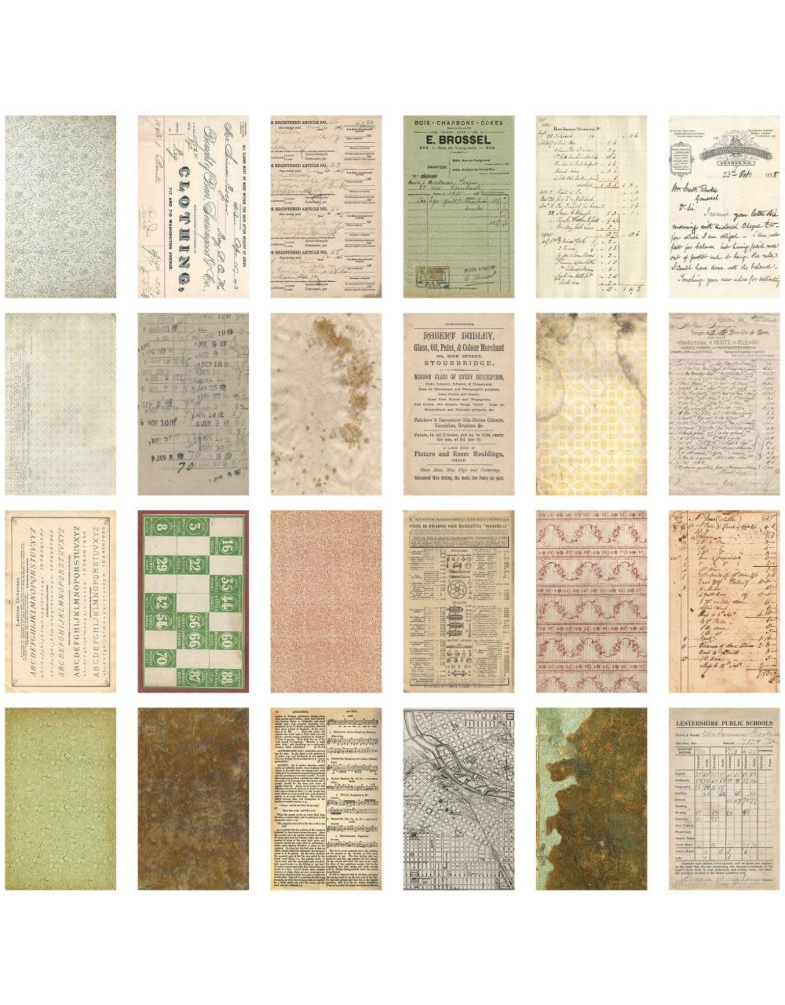 ADVANTUS TIM HOLTZ IDEA-OLOGY BACKDROPS VOLUME#1 6x10 CARDSTOCK DOUBLE SIDED SHEETS