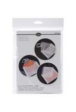 SIZZIX SIZZIX PLASTIC STORAGE ENVELOPES 6 7/8"X5" 3PK