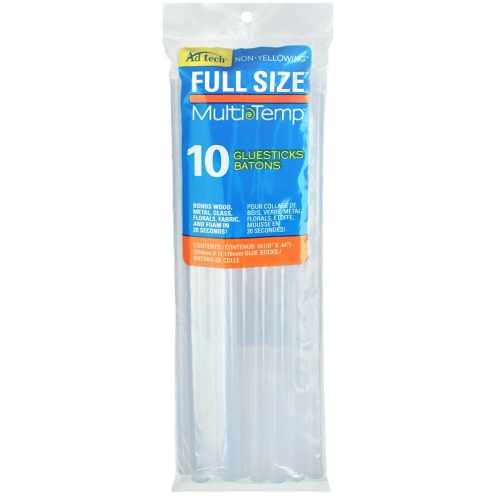 RANGER AD-TECH MULTI-TEMP GLUE STICKS 10/PK