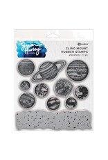 RANGER RANGER SIMON HURLEY CREATE PLANETARY 6x6 CLING STAMP SET