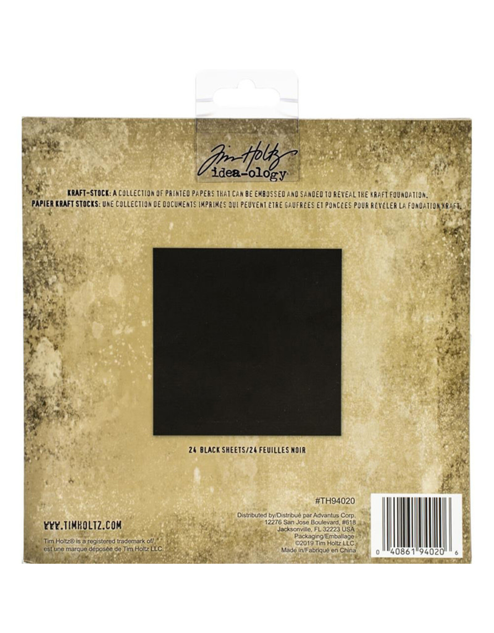 ADVANTUS TIM HOLTZ IDEA-OLOGY PAPER STASH BLACKOUT 8X8 24PK