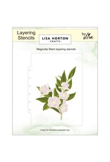 LISA HORTON CRAFTS LISA HORTON CRAFTS MAGNOLIA STEM 5x7 LAYERING STENCILS