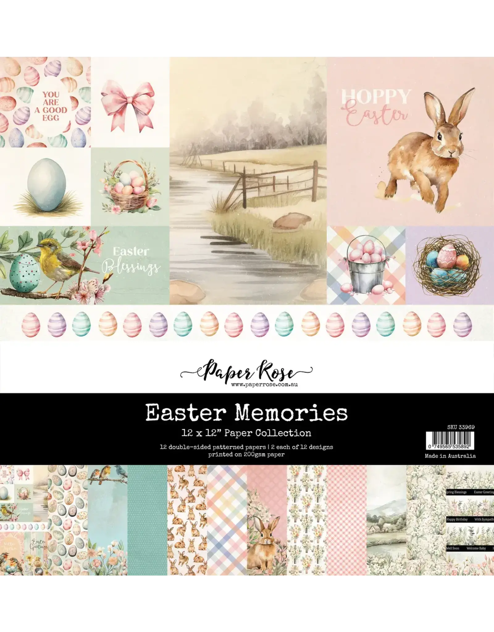 PAPER ROSE PAPER ROSE EASTER MEMORIES 12x12 PAPER COLLECTION