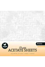 STUDIOLIGHT STUDIOLIGHT ESSENTIALS COLLECTION TEXTURED PATTERNS ACETATE SHEETS