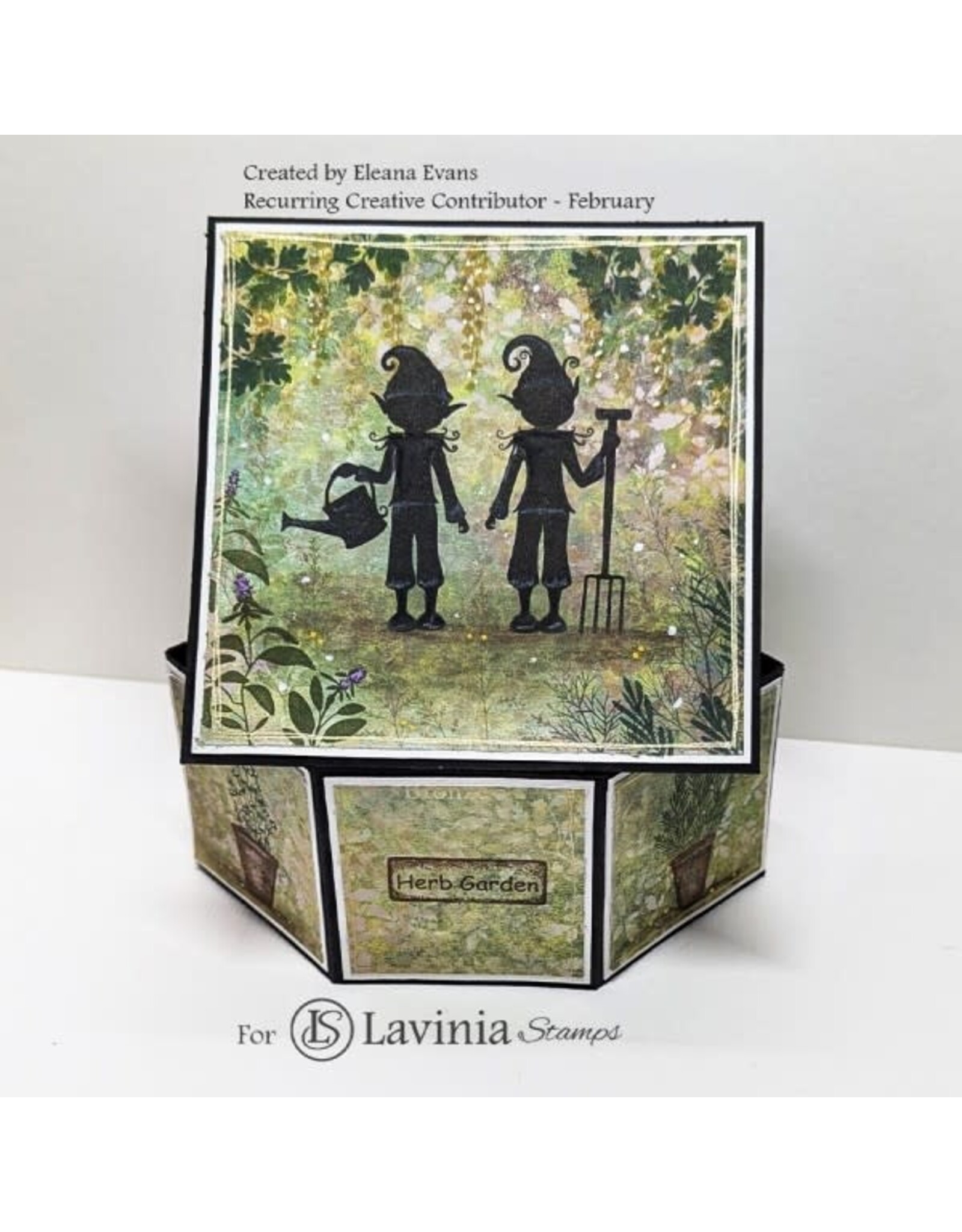LAVINIA STAMPS LAVINIA STAMPS HERBALUM BAZ CLEAR STAMP