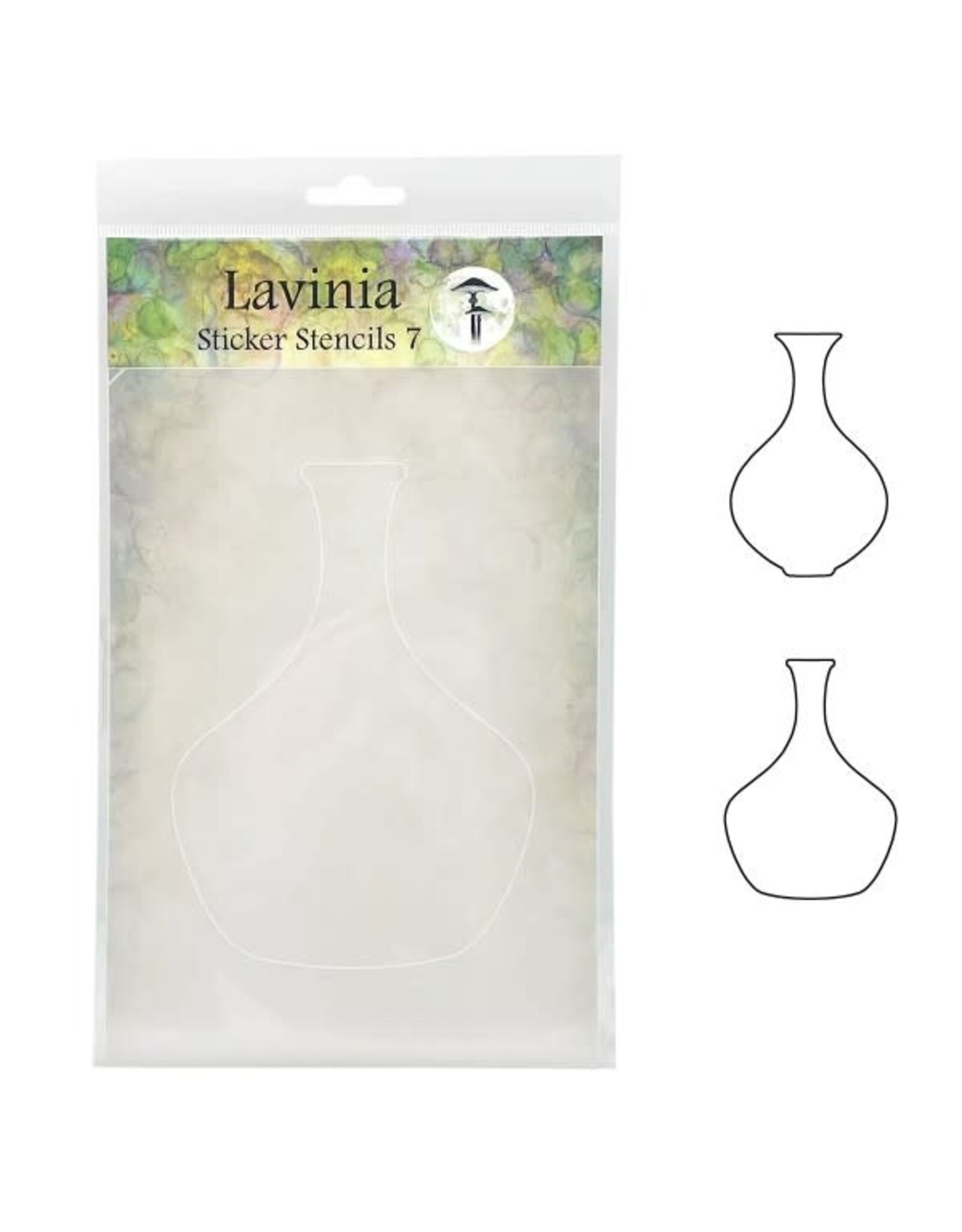 LAVINIA STAMPS LAVINIA STICKER STENCILS 7 LARGE BOTTLE COLLECTION
