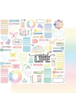 UNIQUELY CREATIVE UNIQUELY CREATIVE COLOUR CRUSH RADIANT LIFE 12x12 CARDSTOCK