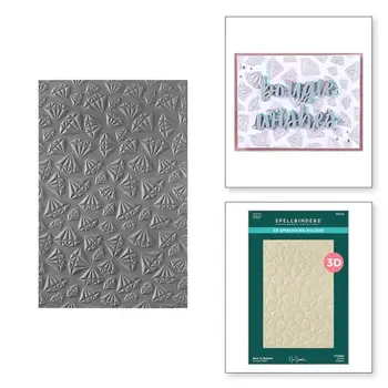 SPELLBINDERS SPELLBINDERS NINA BOETTCHER BOUGIE BIRTHDAY COLLECTION BORN TO SPARKLE 3D EMBOSSING FOLDER
