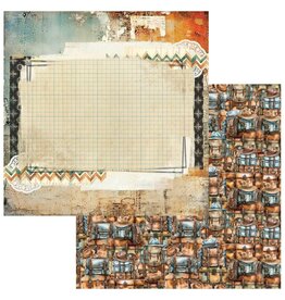 49 AND MARKET 49 AND MARKET WANDERLUST EXPLORER GLOBE ADVENTURES 12x12 CARDSTOCK