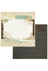 49 AND MARKET 49 AND MARKET WANDERLUST EXPLORER TRAVEL MEMORIES 12x12 CARDSTOCK