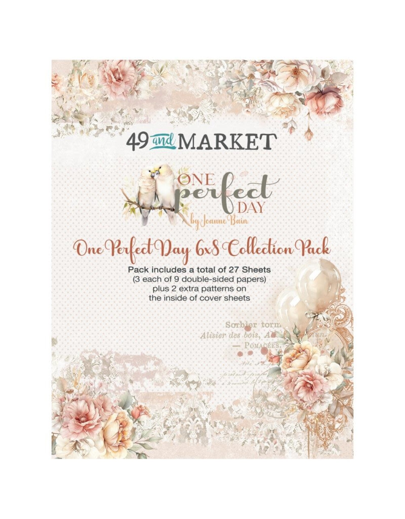 49 AND MARKET 49 AND MARKET ONE PERFECT DAY 6x8 COLLECTION PACK 27 SHEETS
