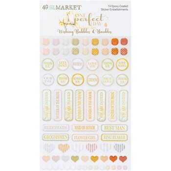 49 AND MARKET 49 AND MARKET ONE PERFECT DAY EPOXY STICKERS