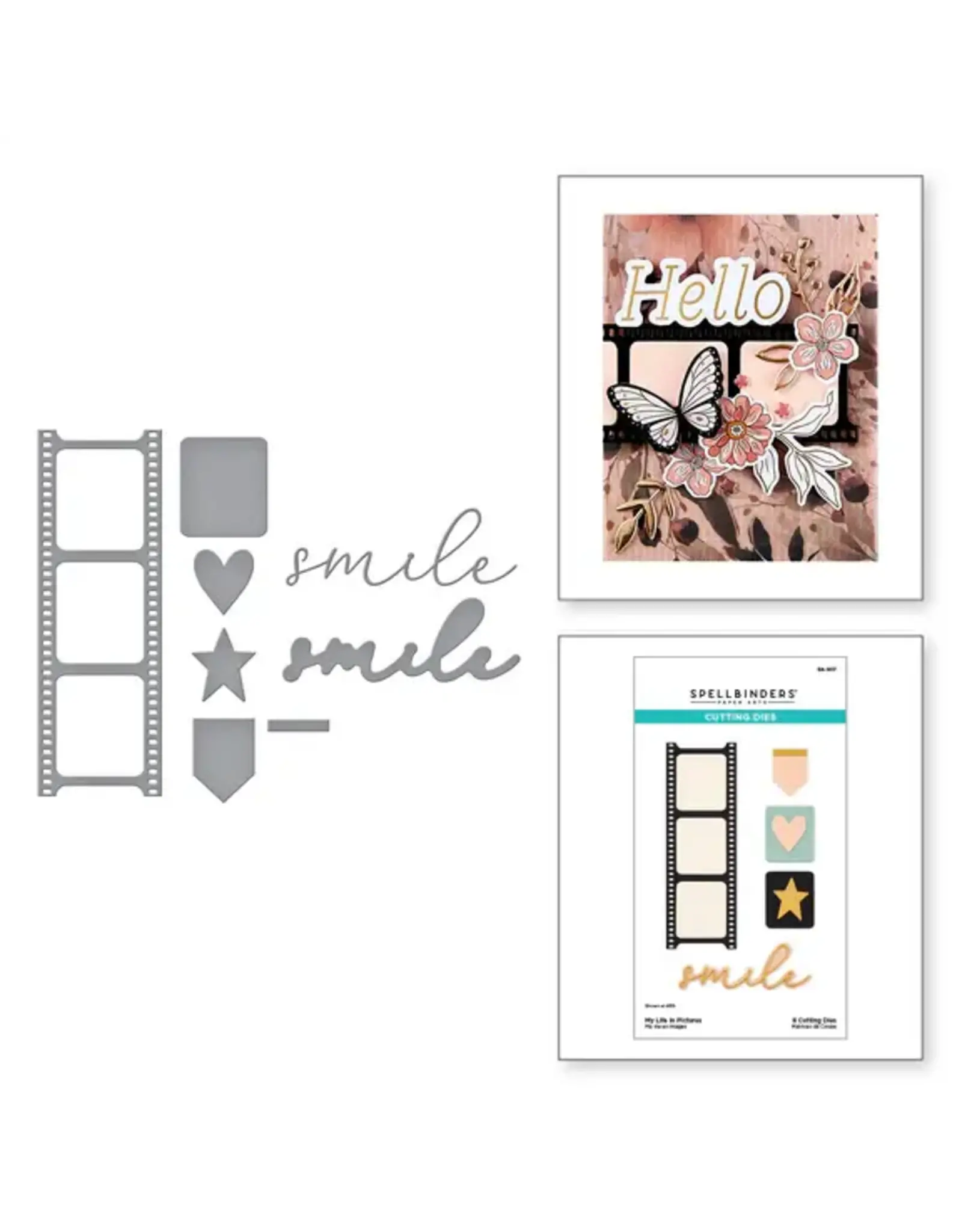 SPELLBINDERS SPELLBINDERS GOLDEN AFTERNOON COLLECTION MY LIFE IN PICTURES ETCHED DIE SET