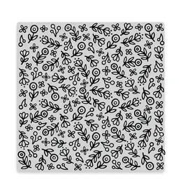 HERO ARTS HERO ARTS SPRING WHIMSY COLLECTION WHIMSY FLORAL 6x6 CLING STAMP