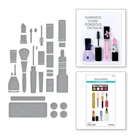 SPELLBINDERS SPELLBINDERS GORGEOUS YOU COLLECTION MAKEUP ETCHED DIE SET