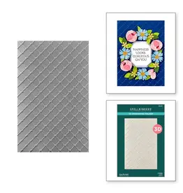 SPELLBINDERS SPELLBINDERS GORGEOUS YOU COLLECTION CROSS MY HEART 3D EMBOSSING FOLDER