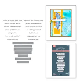 SPELLBINDERS SPELLBINDERS BETTERPRESS DINA WAKLEY COLLAGED BIRDS COLLECTION HOLDING YOUR HEART PRESS PLATES & DIE SET