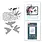 SPELLBINDERS SPELLBINDERS BETTERPRESS DINA WAKLEY COLLAGED BIRDS COLLECTION COLLAGED BIRDS PRESS PLATES & DIE SET