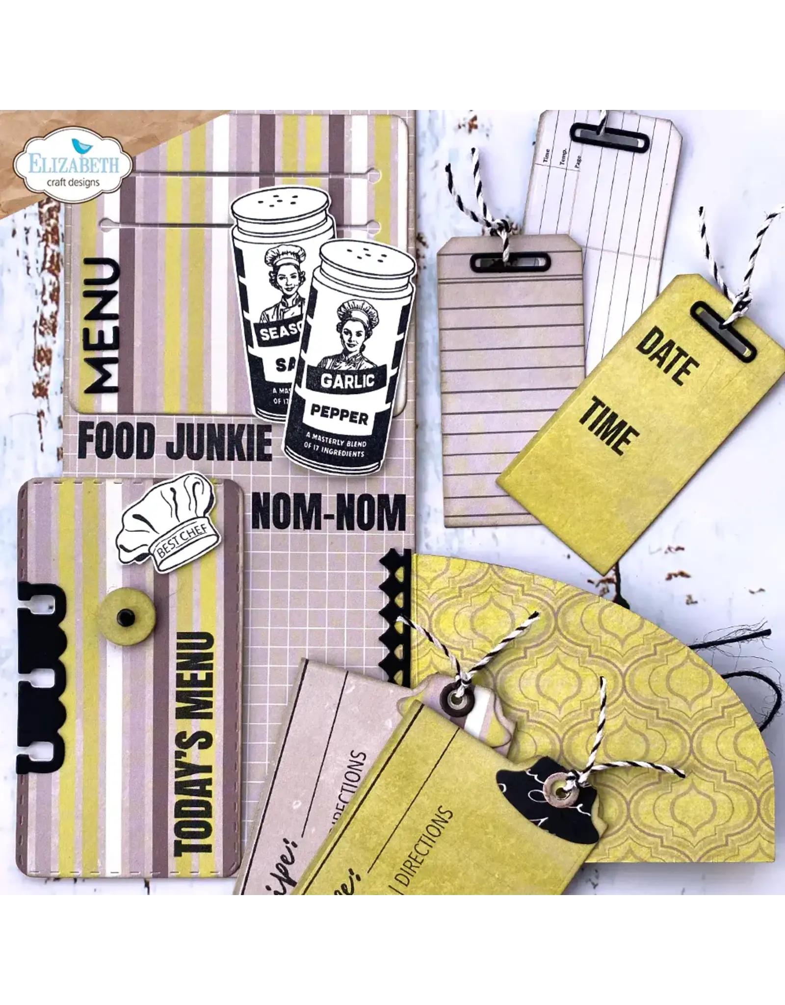 ELIZABETH CRAFT DESIGNS ELIZABETH CRAFT DESIGNS ESTHER GLAS PLANNER ESSENTIALS PLANNER CARDS 6