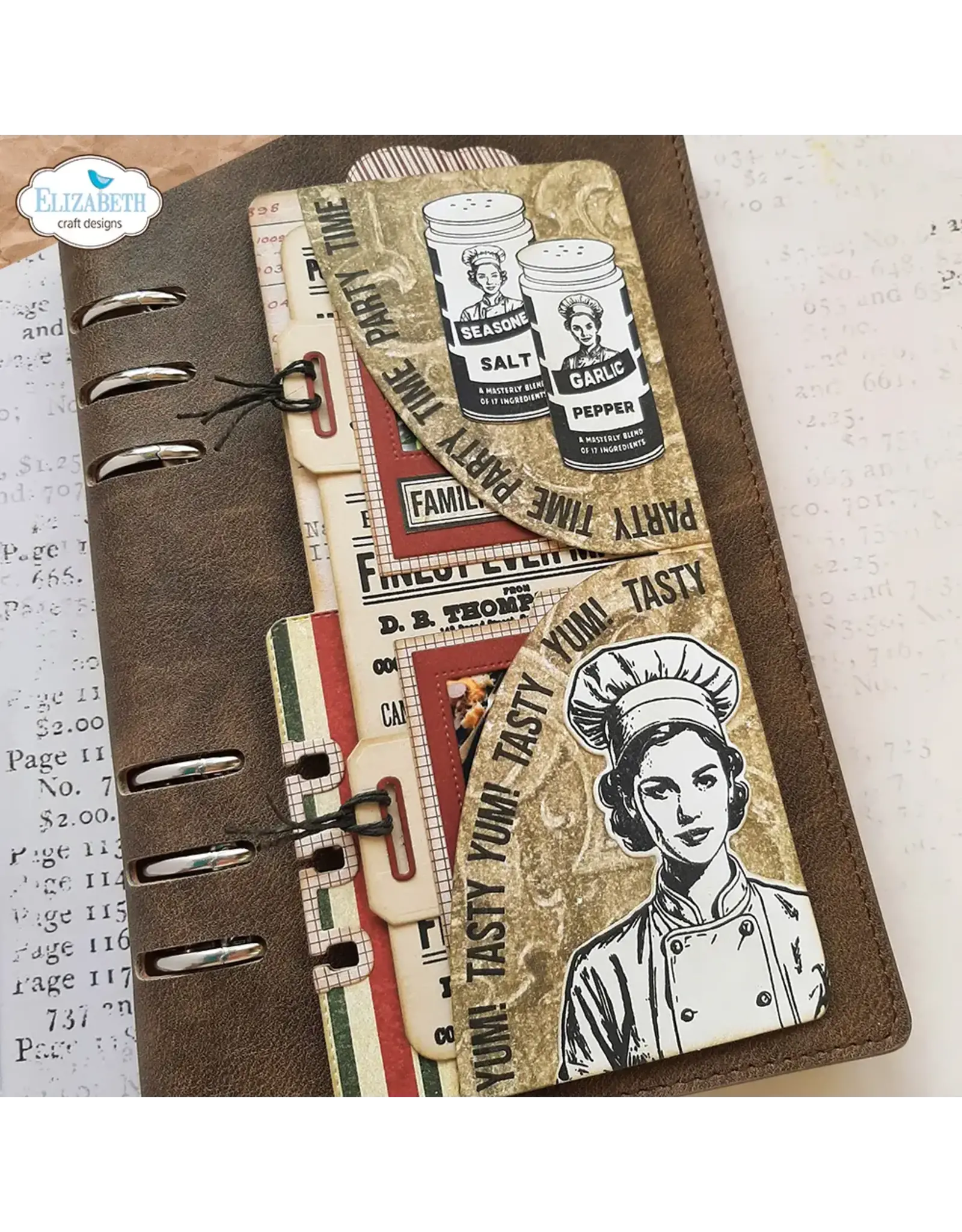 ELIZABETH CRAFT DESIGNS ELIZABETH CRAFT DESIGNS ESTHER GLAS PLANNER ESSENTIALS PLANNER CARDS 6