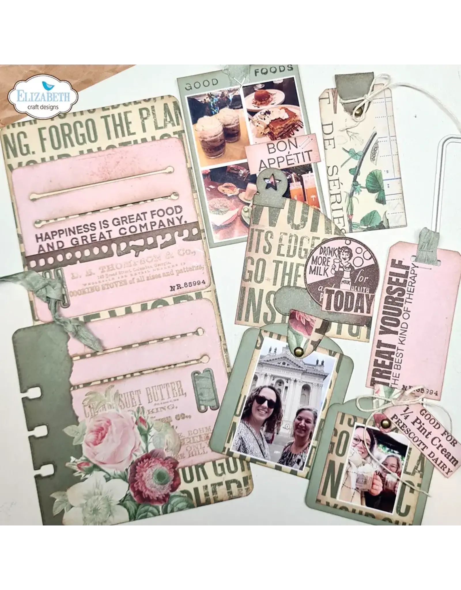 ELIZABETH CRAFT DESIGNS ELIZABETH CRAFT DESIGNS ESTHER GLAS PLANNER ESSENTIALS PLANNER CARDS 6