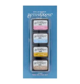 SPELLBINDERS SPELLBINDERS BETTERPRESS INK NATURE TONES MINI SET 4/PK