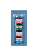 SPELLBINDERS SPELLBINDERS BETTERPRESS INK FLOWER GARDEN MINI SET 4/PK