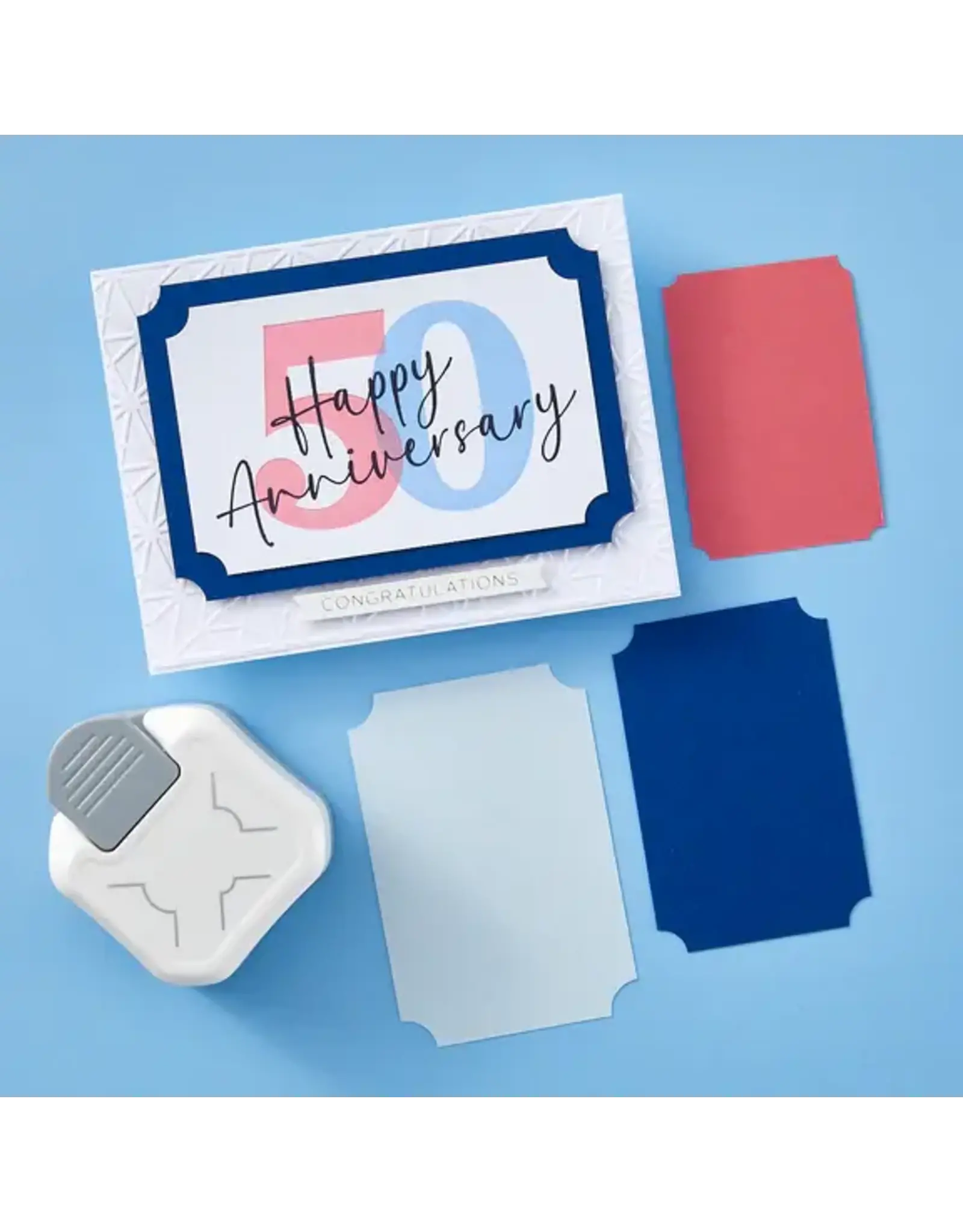 SPELLBINDERS SPELLBINDERS 3-IN-1 NOTCHED CORNER PUNCH