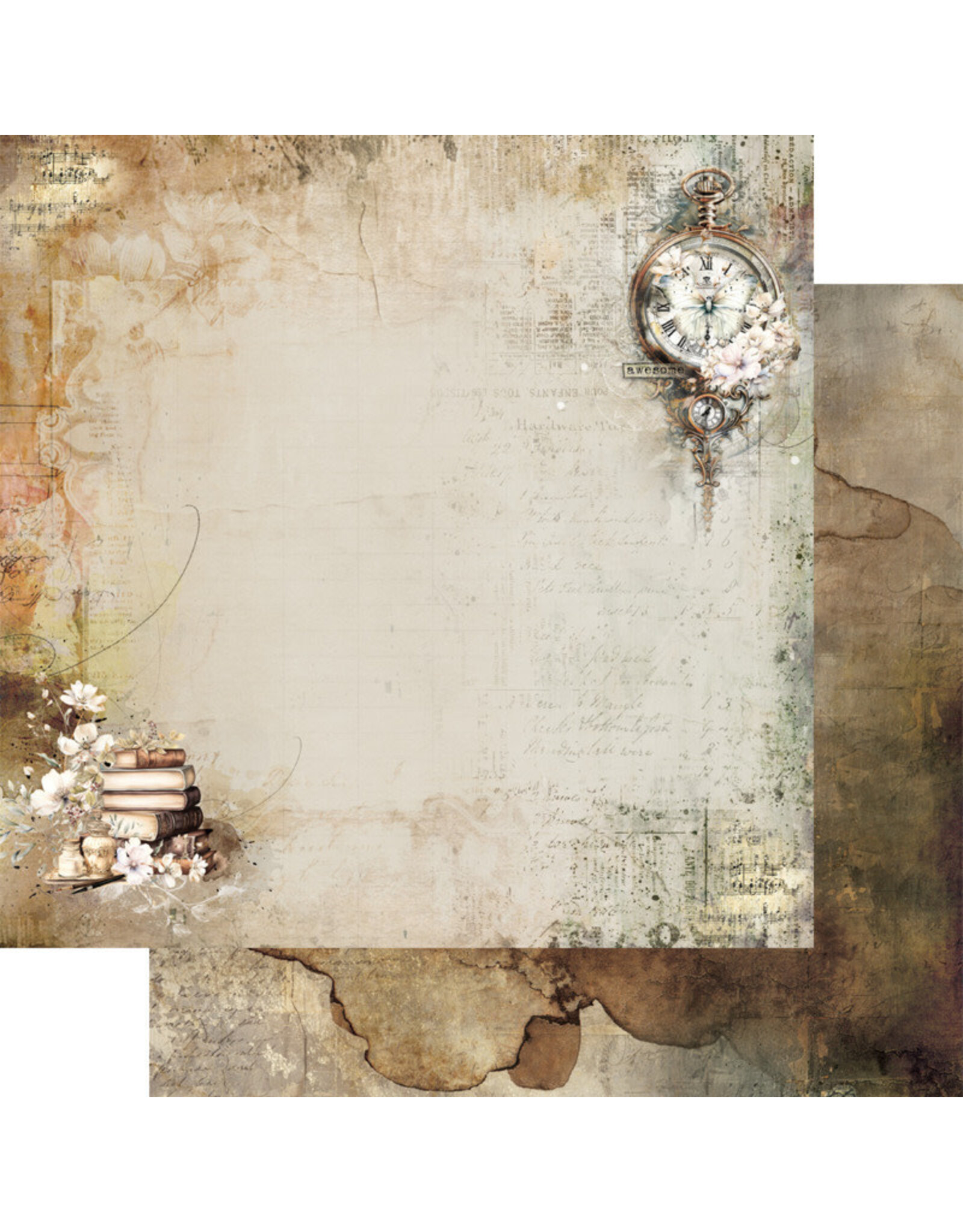 ALCHEMY OF ART ALCHEMY OF ART NATURAL BEAUTY 12x12 PAPER PACK 6 SHEETS
