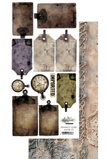 ALCHEMY OF ART ALCHEMY OF ART NATURAL BEAUTY TAGS 6x12 EXTRAS CARDSTOCK
