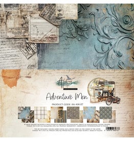 ALCHEMY OF ART ALCHEMY OF ART ADVENTURE MEN 12x12 PAPER PACK 6 SHEETS