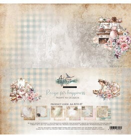 ALCHEMY OF ART ALCHEMY OF ART RECIPE FOR HAPPINESS 12x12 PAPER PACK 6 SHEETS