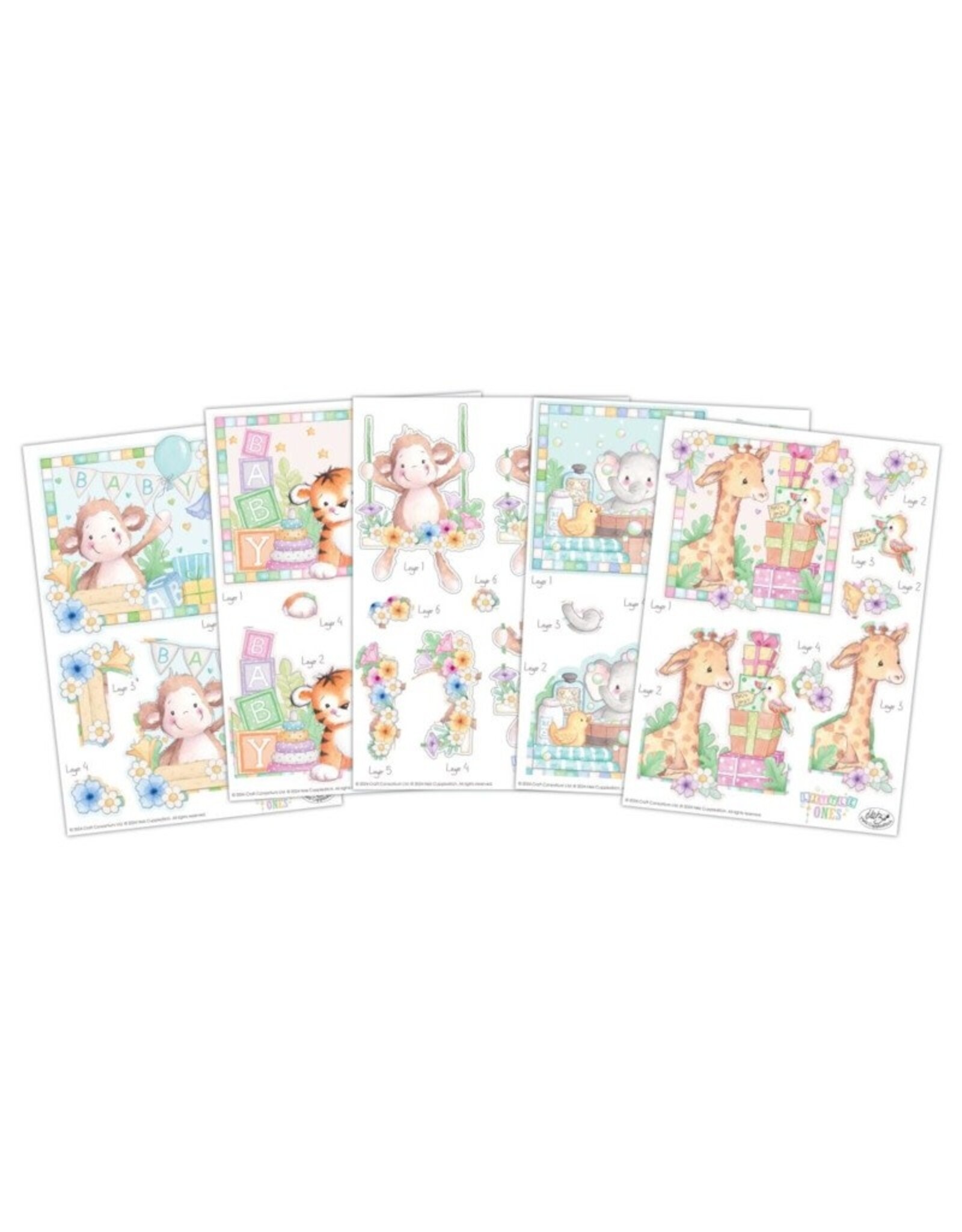 CRAFT CONSORTIUM CRAFT CONSORTIUM LITTLE ONES 3D DECOUPAGE