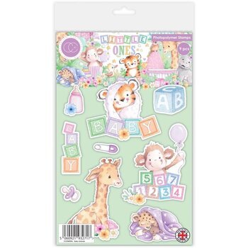 CRAFT CONSORTIUM LITTLE ONES ANIMALS CLEAR STAMP SET