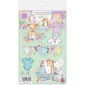 CRAFT CONSORTIUM LITTLE ONES CLOTHES CLEAR STAMP SET
