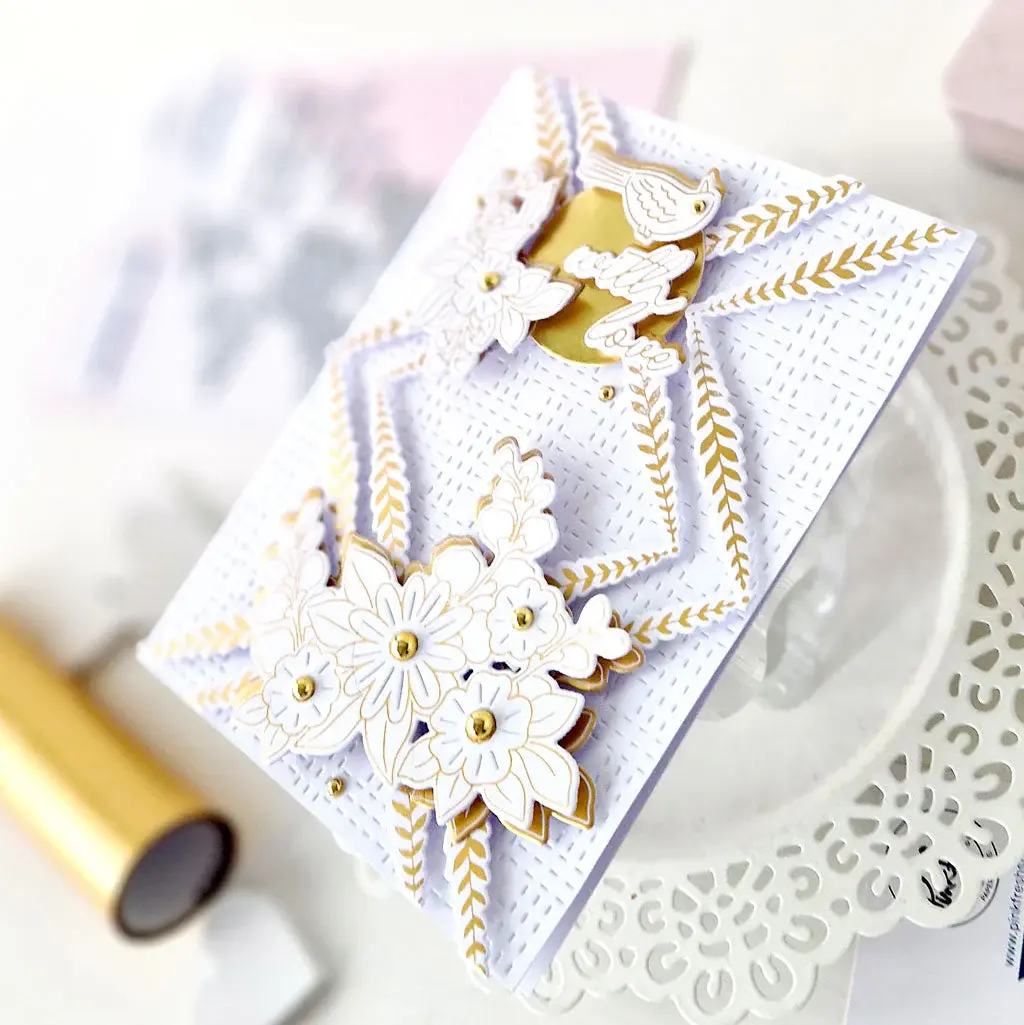 PINKFRESH PINKFRESH STUDIO LEAFY LATTICE DIE