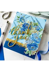 PINKFRESH PINKFRESH STUDIO PEONY PERFECTION BLUE WASHI TAPE