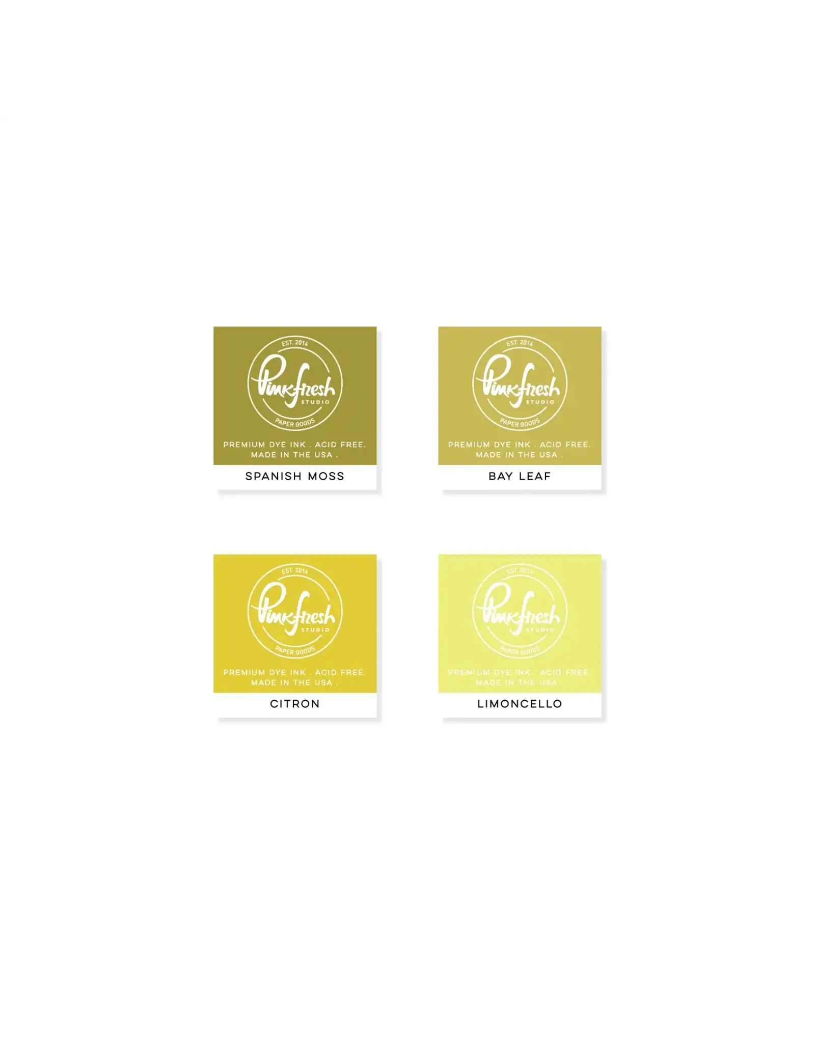 PINKFRESH PINKFRESH STUDIO WEEPING WILLOW PREMIUM DYE CUBE INK PADS 4/PK
