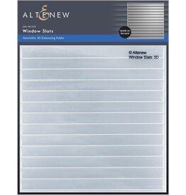 ALTENEW ALTENEW WINDOW SLATS GEOMETRIC 3D EMBOSSING FOLDER